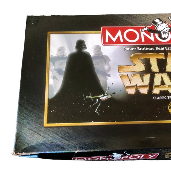 Classic Original Star Wars Trilogy Monopoly Board Game 1997  Vader Solo Leah - Picture 11 of 12
